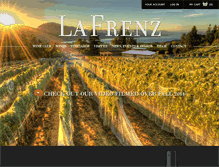 Tablet Screenshot of lafrenzwinery.com